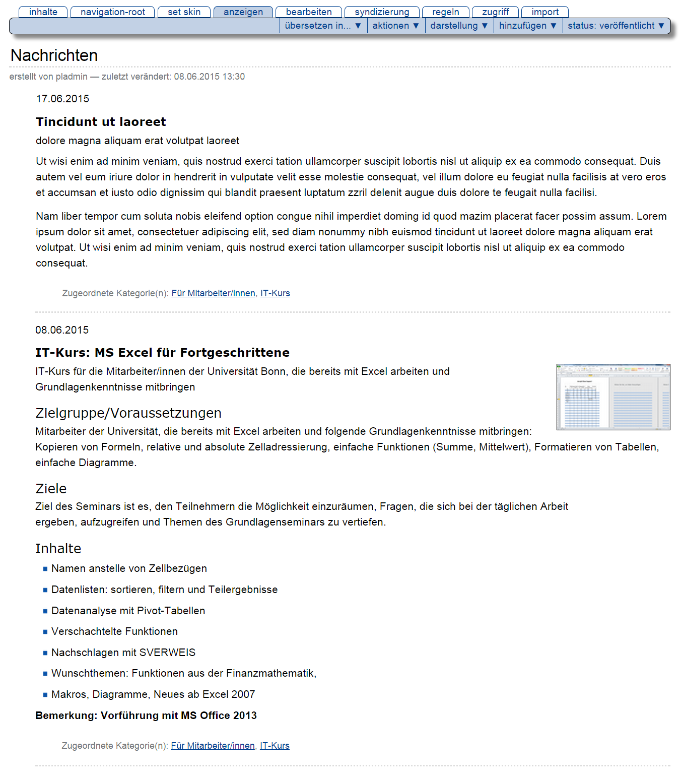 Blogfullview im Ordner