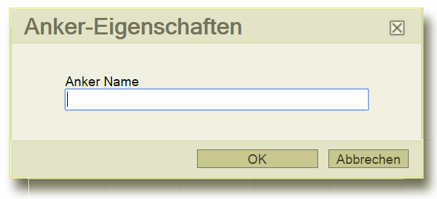 Anker hinzufuegen