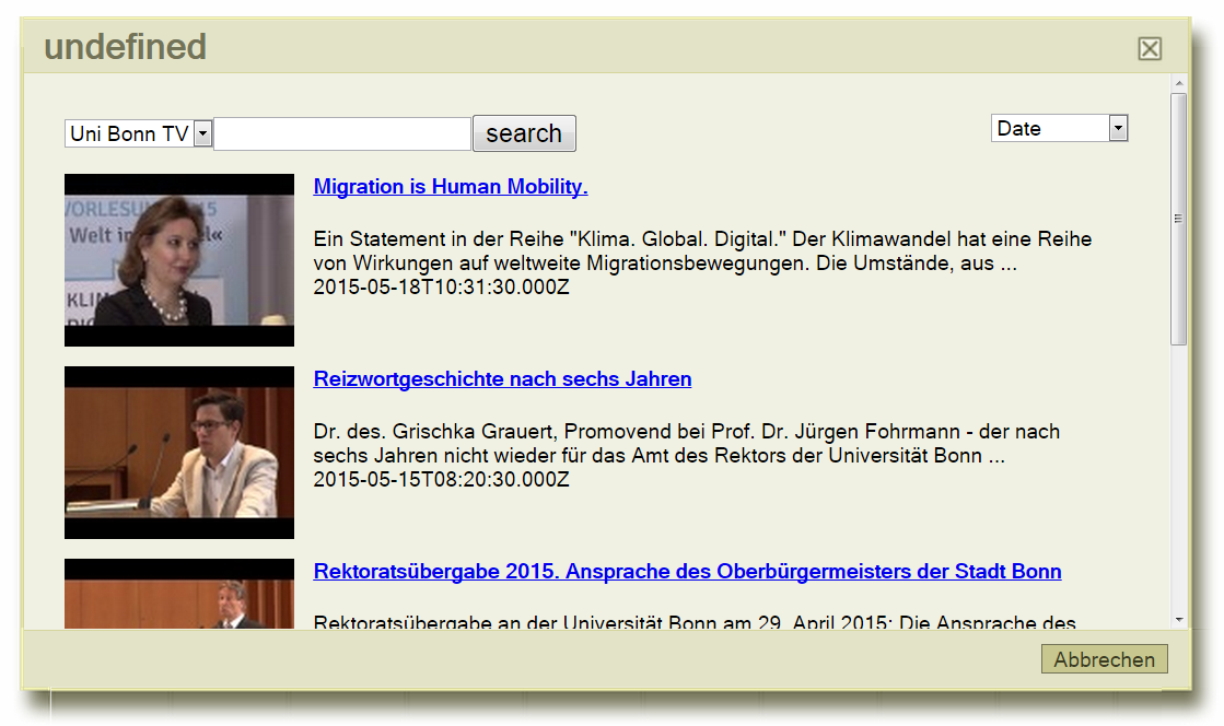 Youtube-Video mit FCK