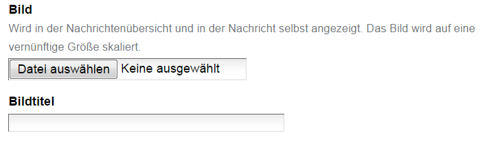 So wird ein Titelbild in eine Nachricht eingefügt